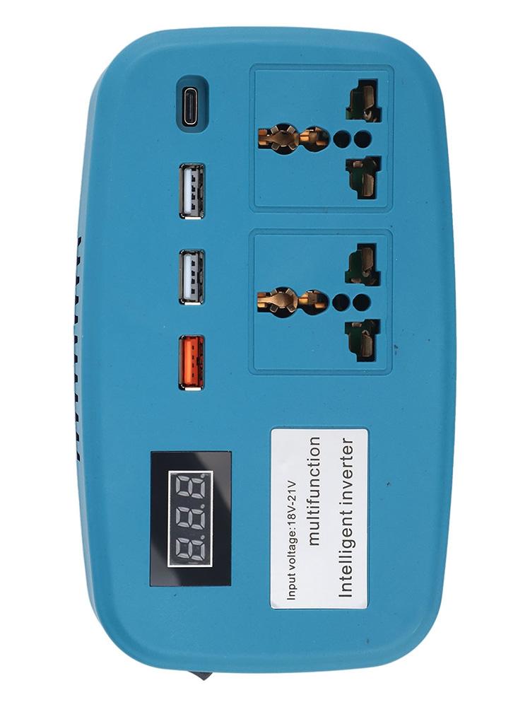 Smart Performance DC to AC Inverter with Compact Design for Travel
