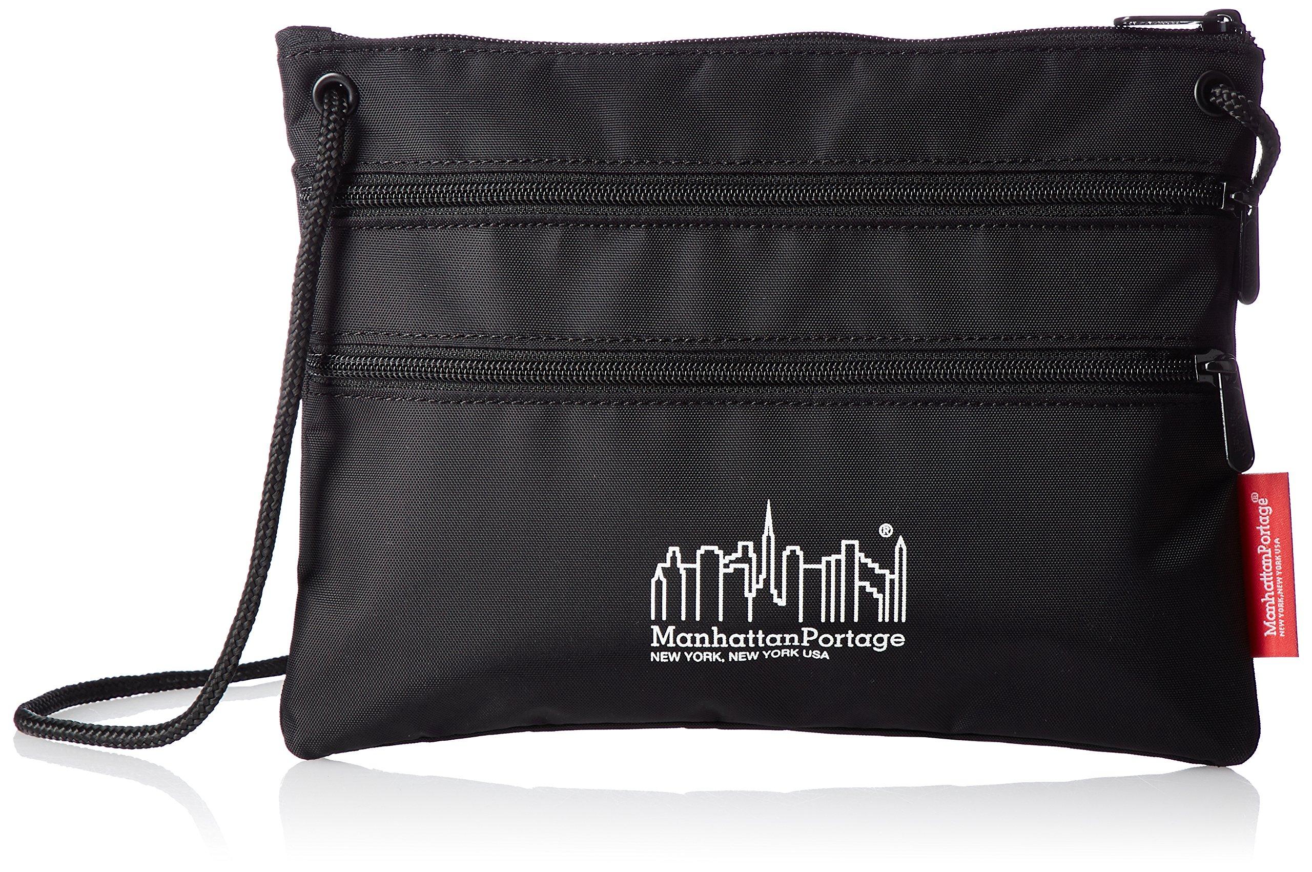 

[Manhattan Portage] Triple Zipper Pouch(L) Sacoche Black чорний