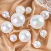 Creative Iridescent Transparent Cake Decoration - Aesthetic Milk White Party Ball for Birthday Desserts