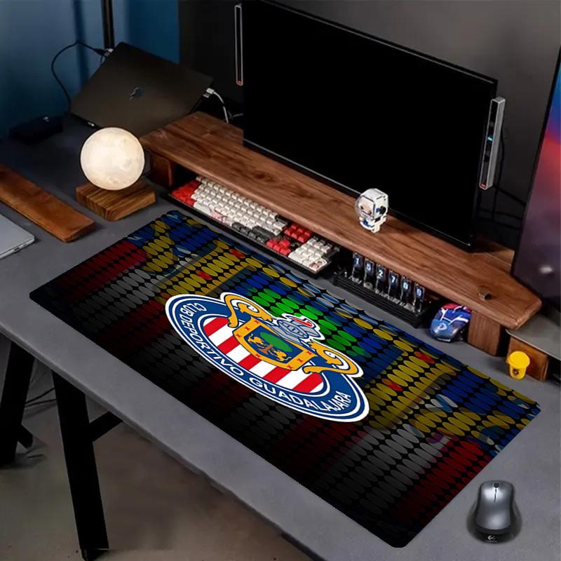 Club Deportivo Guadalajara Print Mouse Pad, Anti‑Slip Desktop Keyboard Mat, for PC Laptop Gaming Working Daily Use, Cool Festival Surprise Gift