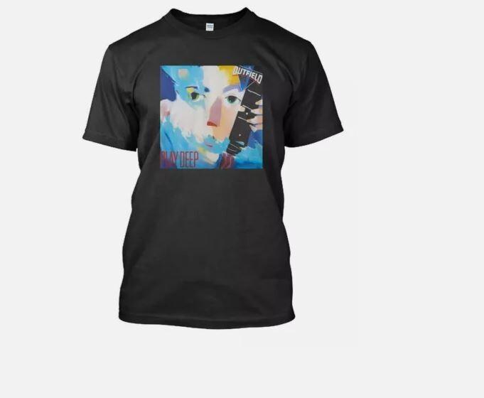 

The Outfield Play Deep Rock Band T-Shirt Size L