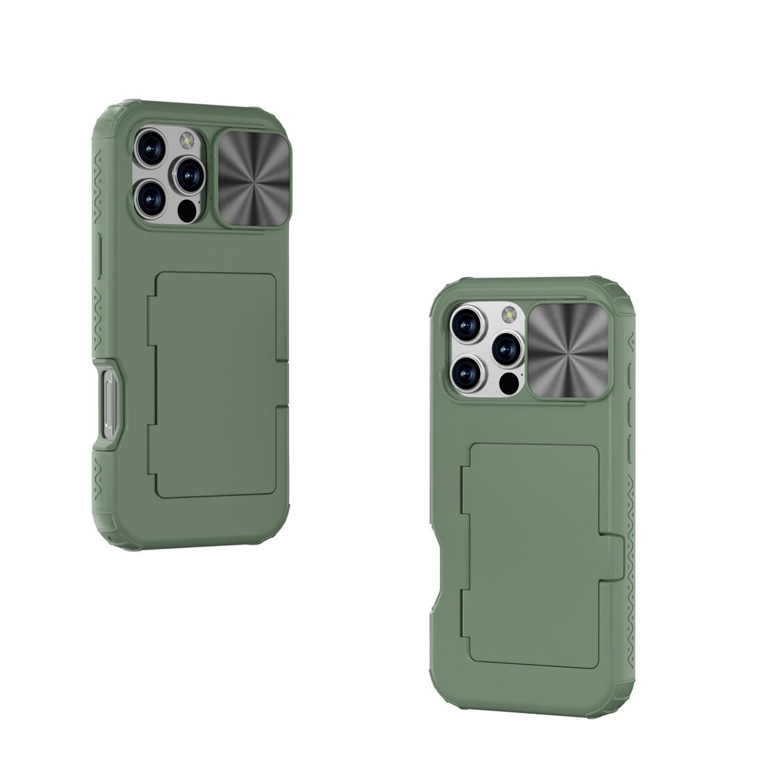 Fit iPhone 16 Pro Case,Camera Protector Shockproof Protective Cover Wallet Card Holder With Mirror Case For iPhone 16 Pro max hybrid&For iPhone 16 Pro