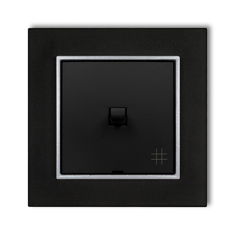 Cross switch, USA style, Karlik mini, matt black/silver