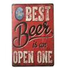 Vintage Beer Cheers Metal Tin Signs Wall Decor Pub Bar Man Cave Club Restaurant Kitchen Crafts Plate Room Decoration
