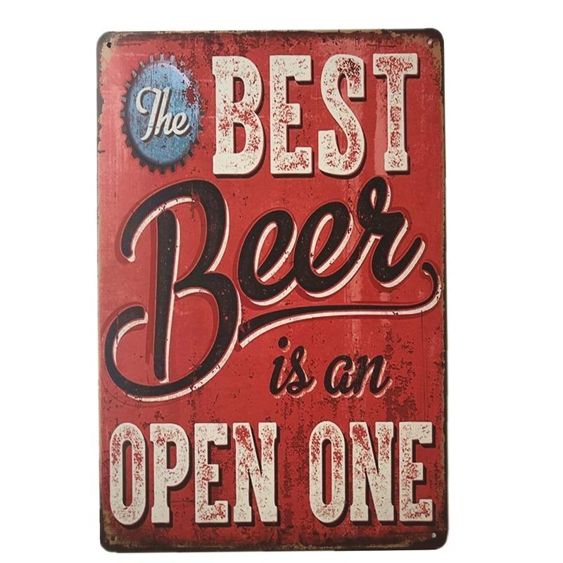 Vintage Beer Cheers Metal Tin Signs Wall Decor Pub Bar Man Cave Club Restaurant Kitchen Crafts Plate Room Decoration