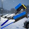 Winter Car Mounted Snow Removal Shovel with Three In One Snow Shovel Tool for Sweeping Snow, Scraping Snow with Safety Hammer