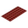 Silicone Mold Food Grade SemiSpherical Cake Mold Tray for Chocolate Soap Home Kitchen(36 Hole )