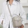 1PC Lady Casual Messenger Bag  Solid Color Multi-function Purse Multi-layer Lightweight Oxford Handbag  Suitable for Going Out