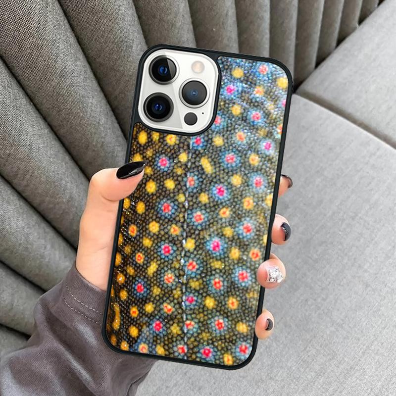 Rainbow Trout Fishing Skin Phone Case For iPhone 17 Air 16 16e 15 13 14 Pro Max 11 12 Plus 2022 MAX Shell Cover coque