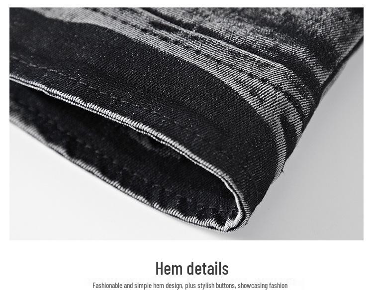 Men's 2021 Slim Fit Retro Denim Jacket - Autumn/Winter Korean Style