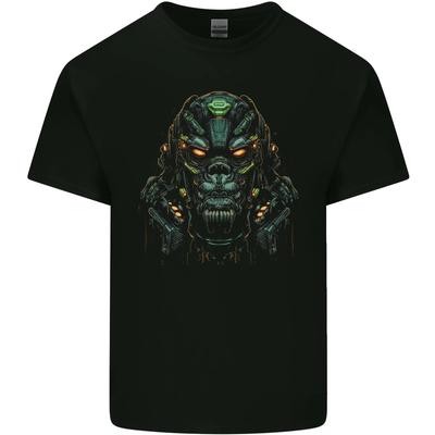 Cyber Gorilla Affe Fantasy Kinder T-Shirt Kinder
