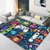 Gamepad Teppich für Wohnzimmer Schlafzimmer Zuhause Sofadekoration, Kinder spielen Rutschfeste Bodenmatte