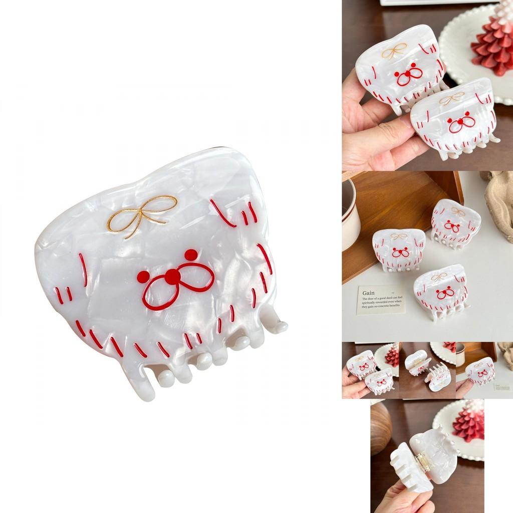 Cute Acetate Dog Design Claw Hair Clip Perfect For Fashionable Girls