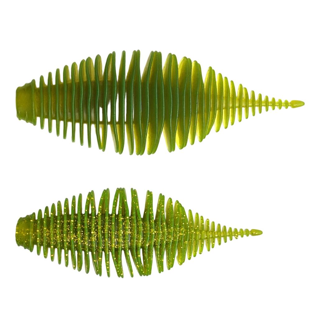 7cm Soft Plastic Fishing with Tail, Flat Soft for and Trout