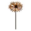 Vintage Rusty Flower Statues Stake 29.5 Inch Metal Artistic Wire Art Decor Rustic