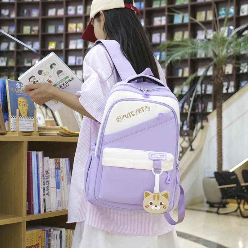 Schooltas vrouwelijke student klas tas Japanse ins schattige rugzak grote capaciteit veelzijdig middelbare school middelbare school tas