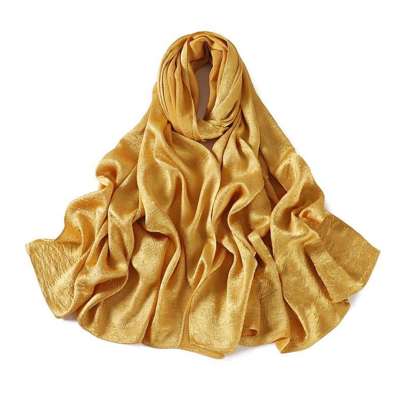 Muslim Chiffon Solid Color Hijab Scarf For Women Hijabs Scarves Squane Head Wrap Jersey Hijabs Islamic Turban Headband Shawl