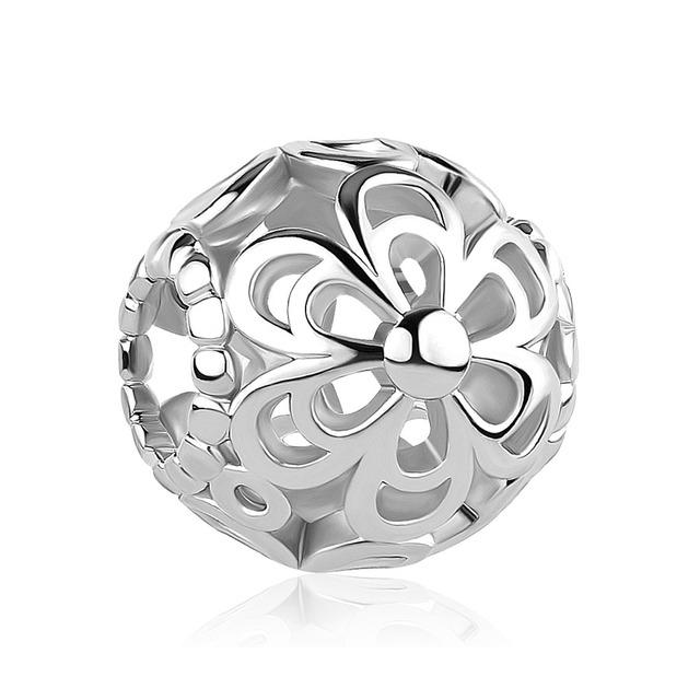 

Новый розовый цветок ромашки пчела моя Светлячок Cham бусины подходят оригинальные подвески-подвески серебро 925 браслет DIY женские украшения Berloque