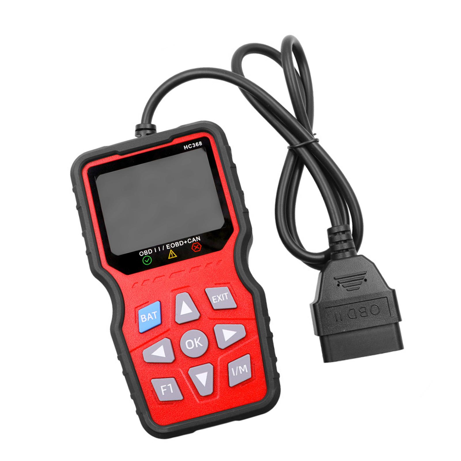 

OBDII EOBD+CAN Diagnostic Tool Real Time Engine Fault Diagnosis Code Reader I/M Readiness OBD2 Scanner Fault Detector 1