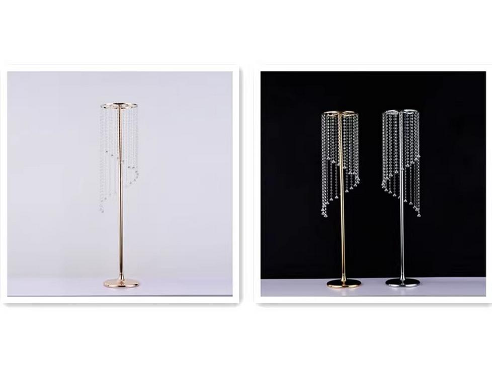 Acrylperlenvorhang Blumenständer & Kerzenständer Deko für Hochzeiten & Partys