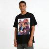 JOJO's Bizarre Adventure Funny Print T-Shirt Anime Peripheral Loose Casual Top For Men And Women Pure cotton T-shirt