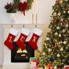 A-Z Letters Christmas Stocking Xmas Tree Pendant Alphabet Socks Gift Bag