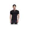 Li-Ning Bequemes Slim Fit Einfaches Sport Rundhals Kurzarm T-Shirt Herren Tops Schwarz AUDV069-2