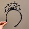 Non-slip Spider Hairband Halloween Spider Hair Hoop Spider Web Headband  Female Use
