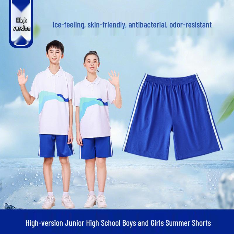 Foshan Junior High Unisex Year-Round Solona Trousers with Thin and Long Sleeve Options 160 cm
