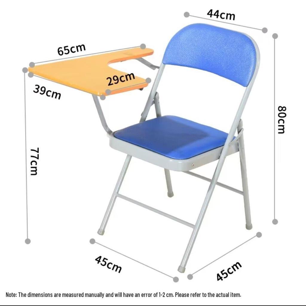 Mehrzweck-Klappstuhl mit Rückenlehne für Büro, Zuhause und Besprechungen