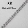 Stainless Steel DIY Chain for Necklaces, Chokers, Bracelets & Accessories