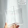 1pcs Pen Holder Storage Box, Simple Style, Multifunctional Stationery, Transparent Acrylic Desktop Bucket