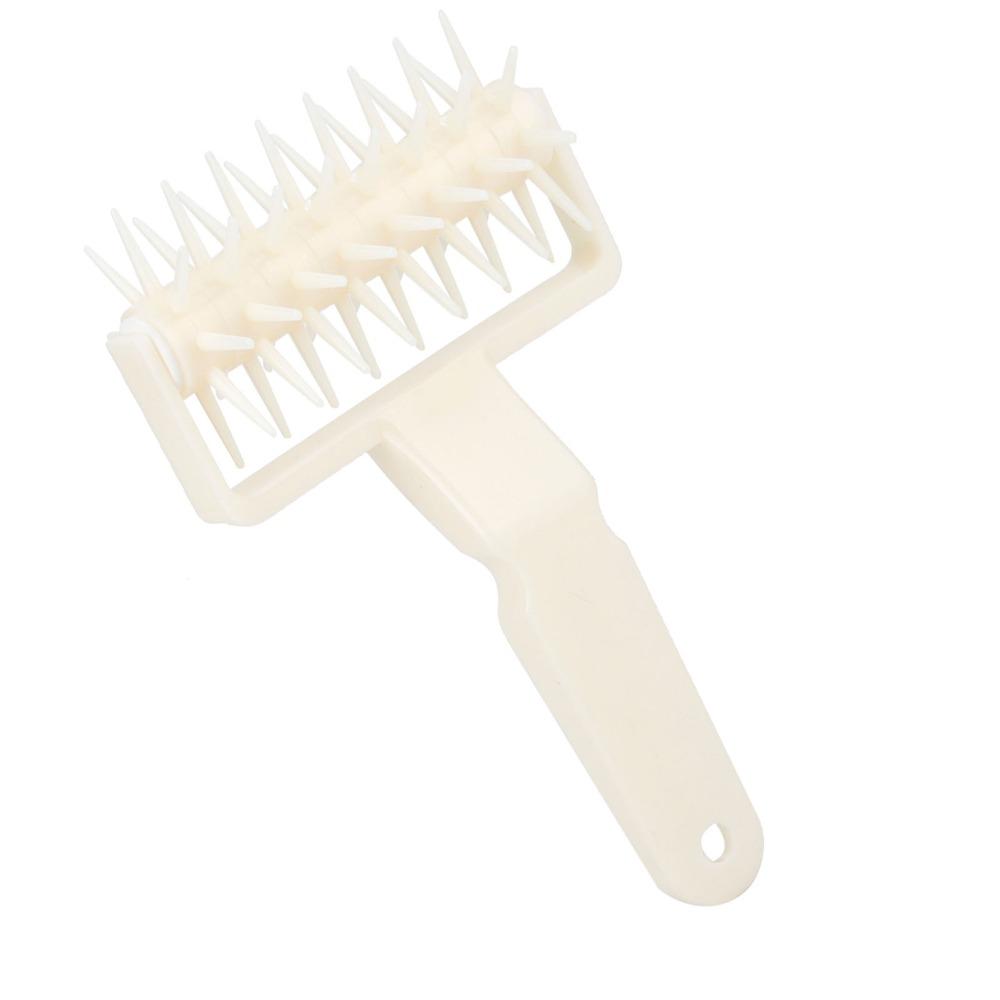 Needle Wheels Pizza Dough Docker Spiked Rolling Head Pastry Roller Dough Perforator  Pizza Crust