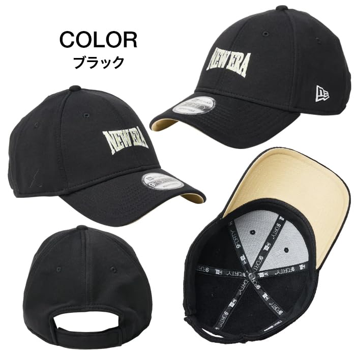 [New Era] Golf Cap for Men and Women, 9FORTY Sweat, GOLF 940VS SWEAT BLK 243 INTL [Used]