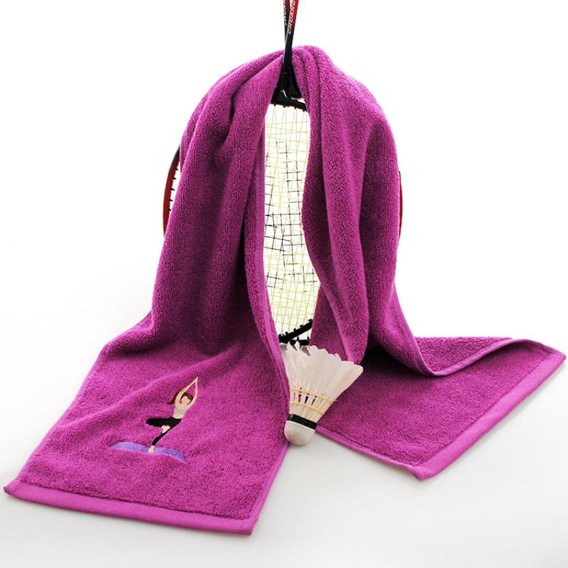 

Спортивний рушник з чистої бавовни 110*20 см, подовжений рушник з вишивкою для фітнесу, йоги, гольфу, марафону, м який та абсорбуючий, для чоловіків та жінок 20x110cm&1pc