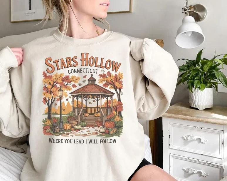 Vintage Annual Autumn Stars Hollow Where You Lead I Will Follow Shirt For GG Fan