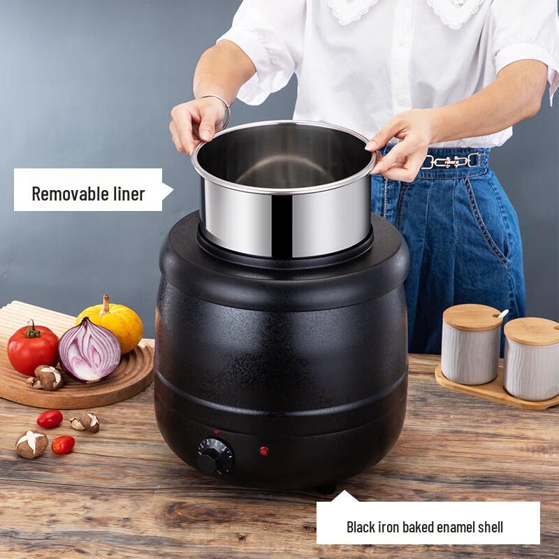 Commercial Electric Stainless Steel Soup Warmer