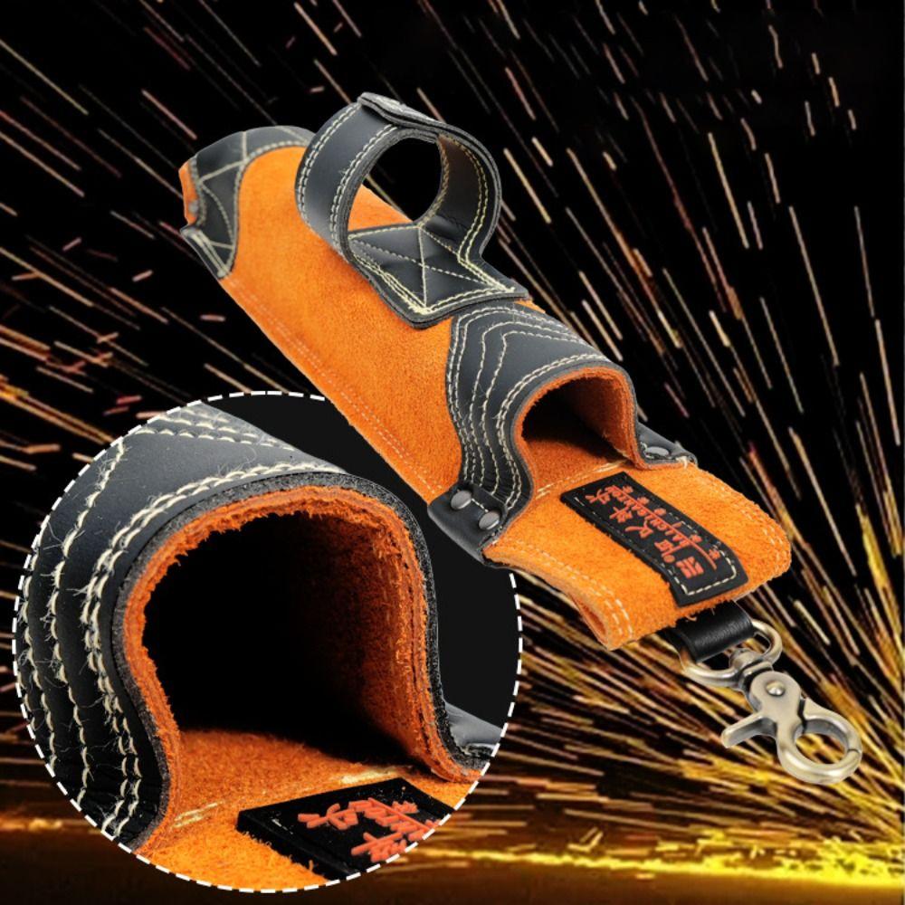 High Temperature Resistance Welding Rod Storage Bag Strong Welding Rod Waist Bag  Construction Site