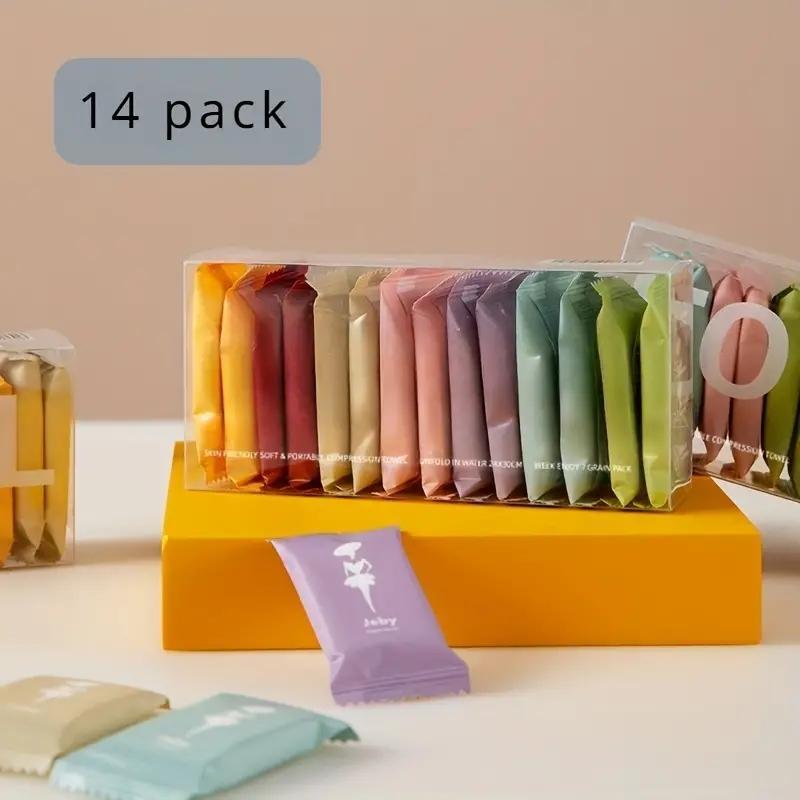 One-time Compressed Towel Washcloth Thickens the Cotton Bath Towel Travel Clean Face Independent Packing Portable Face Towel