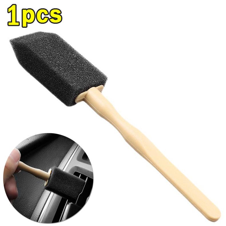 

Car Air Conditioner Vent Brush Air Outlet Sponge Brush Grille Brush Air Conditioning Mouth Sponge Brush Car Cleaning