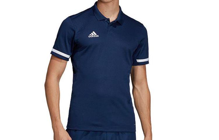 Adidas Polo Shirts Men s Navy Blue Polo Collar Moderate Straight Fit DY8806 L