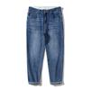 Plus Size Men's Spring and Summer Jeans Men's Retro Big Cow Style Loose Stretch Denim Trousers Plus Size