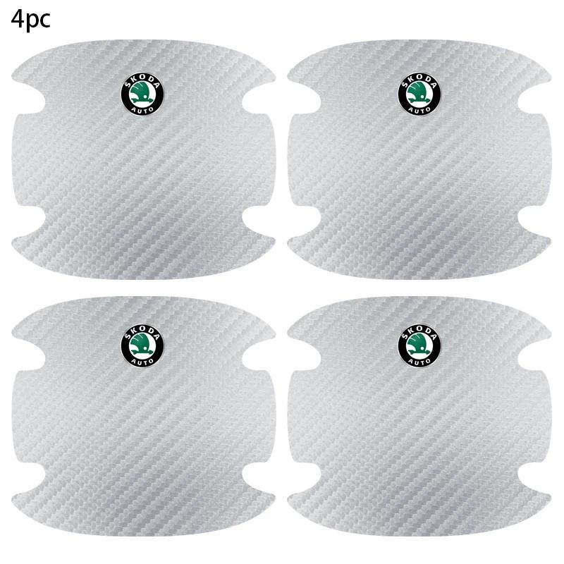 FHQD2 Car Door Bowl Stickers For Skoda Octavia 2 A5 A7 A8 Fabia 3 Rapid Scala Kodiaq Superb 3 Karoq Kamiq Citigo Roomster Accessories