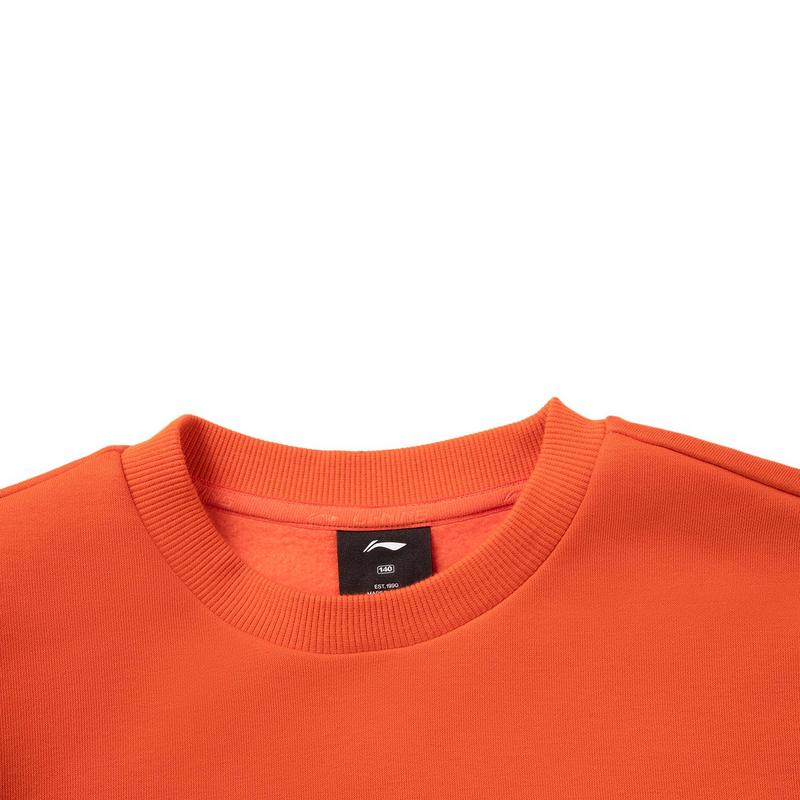 Li Ning Grade School Sweatshirts Crew Neck Moderate YWDV243-4