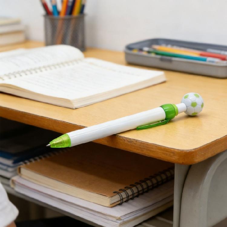 Clicks Type 0.7mm Medium Point Ball Pen Ballpoint Pen Smooth Writing Plastic Oil Pen Office School Students Writing Gift