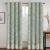 Flower Bird 3D Print Curtains Luxurious Window Treatments for Bedroom Living Room Decor