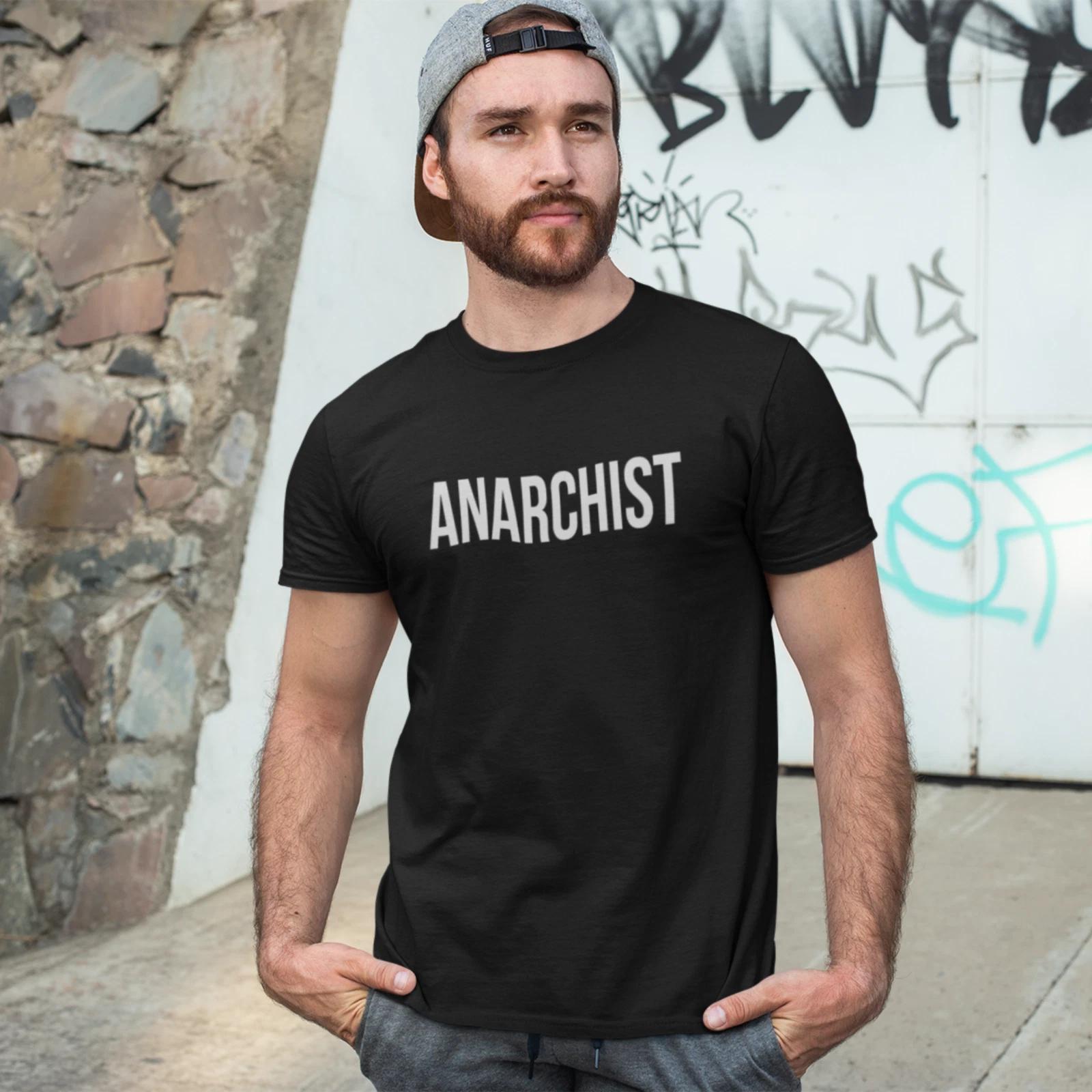 Anarchist T-Shirt punk sex pistols political anarchy philosophy politics music XL