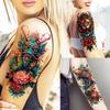 1 Blatt Kreative Malerei Drache Löwe Temporäre Tattoos für Männer Frauen Erwachsene Körperkunst Wasserdichte Realistische Fake Tattoo Aufkleber