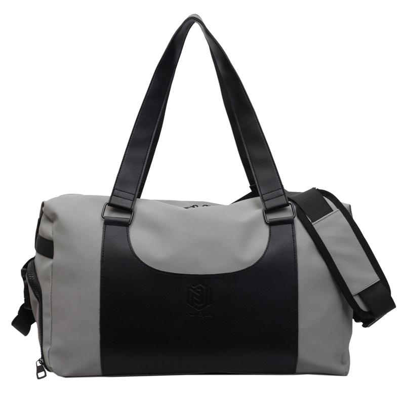 Fitness bag, men's and women's training, sports bag, hand luggage bag, short-distance travel bag, independent shoe compartment, swimming bag.