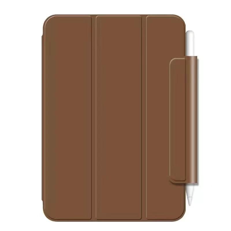 

Чехол из магнитной кожи для iPad Pro 2022: Подходит для Air5, 10,9 , 12,9 и Mini 6, двухсторонняя клипса, конструкция с пряжкой iPadPro 12.9(2020/21) Enhanced